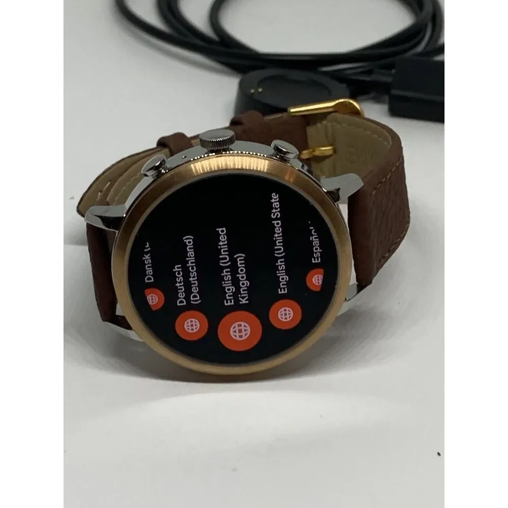 Fossil Gen 4 Authentic Digital Dial Smart Watch Custom Band FTW6016 NP24